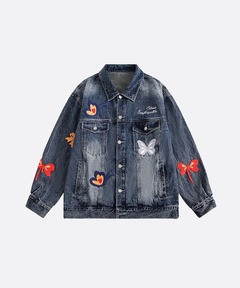 完売　JQD デニム　JACKET NBA OFFTHE COURTジャケット JQD DENIM JACKET – OFF THE COURT by NBA