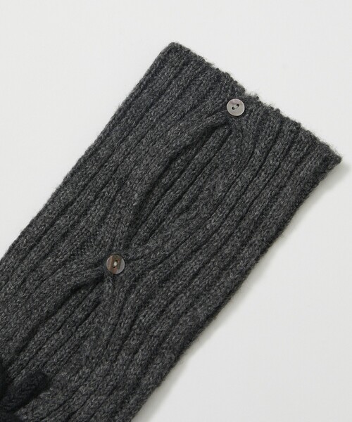 Firsthand(ファーストハンド)の「Firsthand/ファーストハンド リボンアームウォーマー(手袋・レディース・チャコールグレー/オフホワイト/ピンク・FREE)」の7枚目の写真