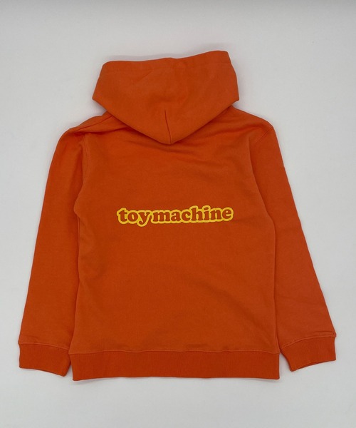 TOY　MACHINE（トイ　マシーン）の「TOY MACHINE/トイマシーン キッズ パーカー LOGO TOY MACHINE PAKA 24A975-43（パーカー・キッズ・オレンジ/ブラック・130cm/140cm/150cm/160cm）」の6枚目の写真