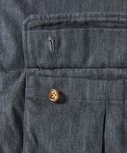 Jonas Claesson(ジョナスクレアッソン)の「JONAS CLAESSON/ジョナスクレアッソン Insideout TRIP SHT JKT/インサイドアウト トリップ シャツジャケット/リバーシブル(ブルゾン・メンズ・ブラック/サックスブルー・LARGE/MEDIUM)」の10枚目の写真