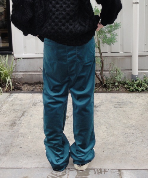 shesame(シーセム)の「bi-color velours pants(その他パンツ・レディース・ダークグリーン/チャコール/ブラック×パープル・MEDIUM/LARGE)」の20枚目の写真