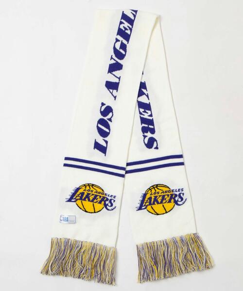 NBA（エヌビーエー）の「∴WEGO/別注NBA マフラータオル（マフラー・レディース・ブラック/ブルー/オフホワイト/レッド・FREE）」の9枚目の写真