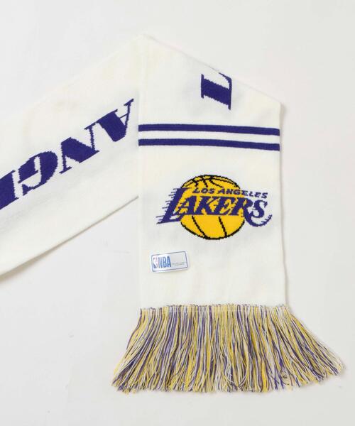 NBA（エヌビーエー）の「∴WEGO/別注NBA マフラータオル（マフラー・レディース・ブラック/ブルー/オフホワイト/レッド・FREE）」の12枚目の写真