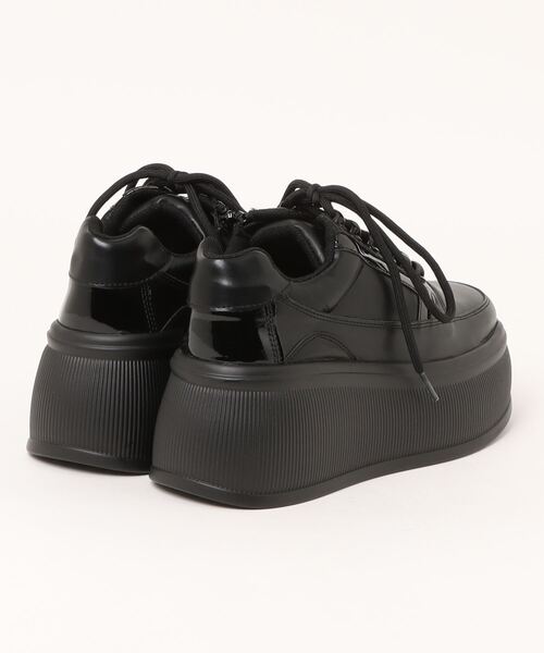 Mafmof(マフモフ)の「Mafmof(マフモフ)8cm厚底プラットフォームスニーカー(スニーカー・レディース・ブラック/ホワイト・M/L/LL/S)」の21枚目の写真