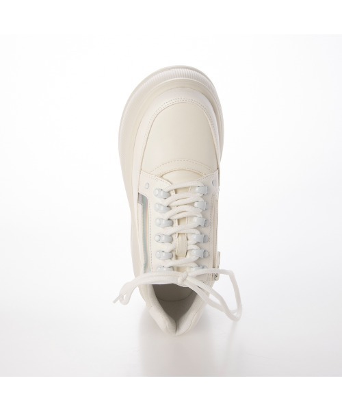 Mafmof(マフモフ)の「Mafmof(マフモフ)8cm厚底プラットフォームスニーカー(スニーカー・レディース・ブラック/ホワイト・M/L/LL/S)」の20枚目の写真