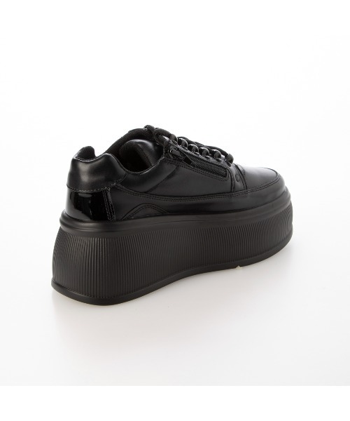 Mafmof(マフモフ)の「Mafmof(マフモフ)8cm厚底プラットフォームスニーカー(スニーカー・レディース・ブラック/ホワイト・M/L/LL/S)」の19枚目の写真