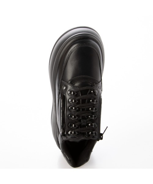 Mafmof(マフモフ)の「Mafmof(マフモフ)8cm厚底プラットフォームスニーカー(スニーカー・レディース・ブラック/ホワイト・M/L/LL/S)」の3枚目の写真