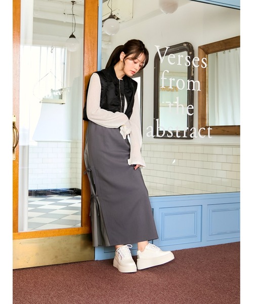 Mafmof(マフモフ)の「Mafmof(マフモフ)8cm厚底プラットフォームスニーカー(スニーカー・レディース・ブラック/ホワイト・M/L/LL/S)」の9枚目の写真