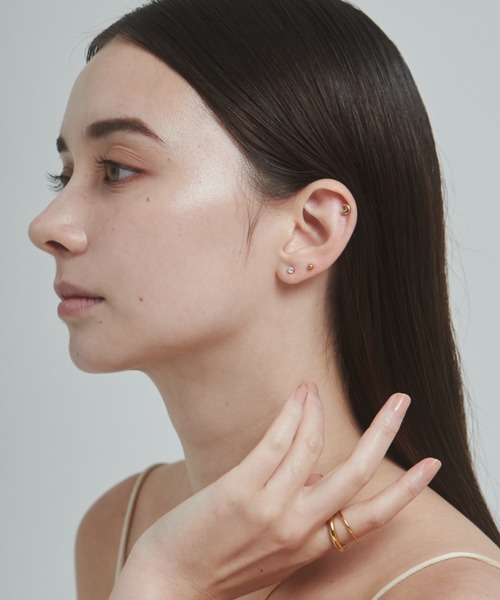ciite' surgical stainless(シーテサージカルステンレス)の「【 金属アレルギー対応 】 3set pierce / ピアス3セット サージカルステンレス (両耳用)(ピアス(両耳用)・レディース・ゴールド/シルバー・FREE)」の6枚目の写真