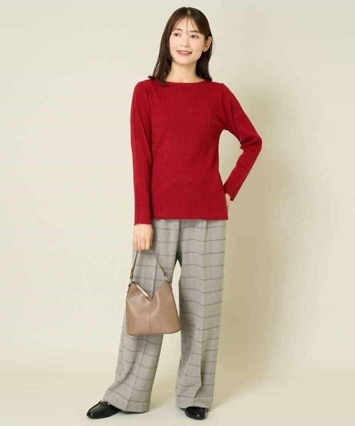 a.v.v(アーヴェヴェ)の「【2SET/洗える】ケープニットアンサンブル(ニット/セーター・レディース・レッド/グレー/グレー系その他/ブラック/ネイビー・38/36/42/40/34)」の14枚目の写真