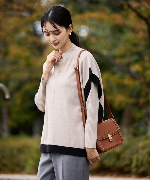 セール】【2SET/洗える】ケープニットアンサンブル（ニット/セーター