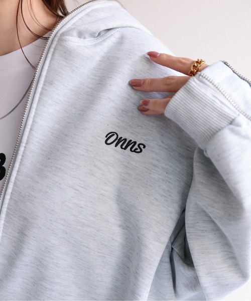 【セール】<ユニセックス>胸元刺繍/ロゴ入り ジップアップスリーブフーディー/パーカー/裏起毛(パーカー)|CREARE -LINO-(クレアーレリノ) 【セール】<ユニセックス>胸元刺繍/ロゴ入り ジップアップスリーブフーディー/パーカー/裏起毛(パーカー)|CREARE -LINO-(クレアーレリノ)