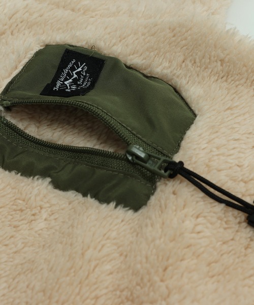 chil2（チルツー）の「布帛ポケット ボアトレーナー（スウェット・キッズ・ブラック/クリーム/ピンク/ベージュ・80ｃｍ/90cm/110cm/100cm/120cm/130cm/140cm）」の9枚目の写真