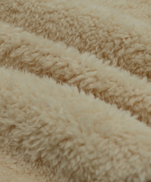 chil2（チルツー）の「布帛ポケット ボアトレーナー（スウェット・キッズ・ブラック/クリーム/ピンク/ベージュ・80ｃｍ/90cm/110cm/100cm/120cm/130cm/140cm）」の13枚目の写真