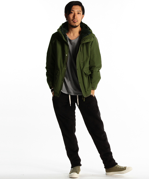 B:MING by BEAMS（ビーミングバイビームス）の「ビーミング by ビームス/ シャギーフリースイージーパンツ（その他パンツ・メンズ・ブラック/オリーブ/ネイビー・X-LARGE/LARGE/SMALL/MEDIUM）」の14枚目の写真