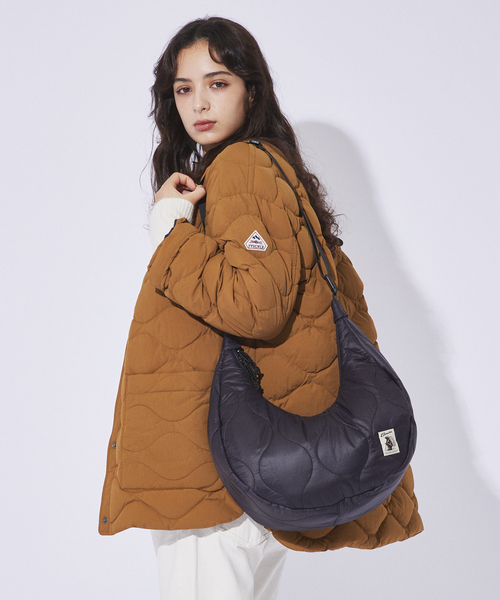 COBMASTER（コブマスター）の「【COBMASTER】キルティングボディバッグ / ショルダーバッグ / BANANA SHOULDER【WEB限定】（ショルダーバッグ・レディース・カーキ/ブラック/ホワイト・フリー）」の19枚目の写真