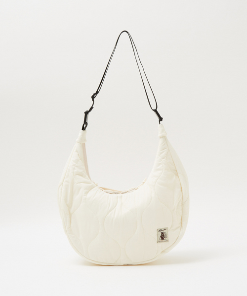 COBMASTER（コブマスター）の「【COBMASTER】キルティングボディバッグ / ショルダーバッグ / BANANA SHOULDER【WEB限定】（ショルダーバッグ・レディース・カーキ/ブラック/ホワイト・フリー）」の18枚目の写真