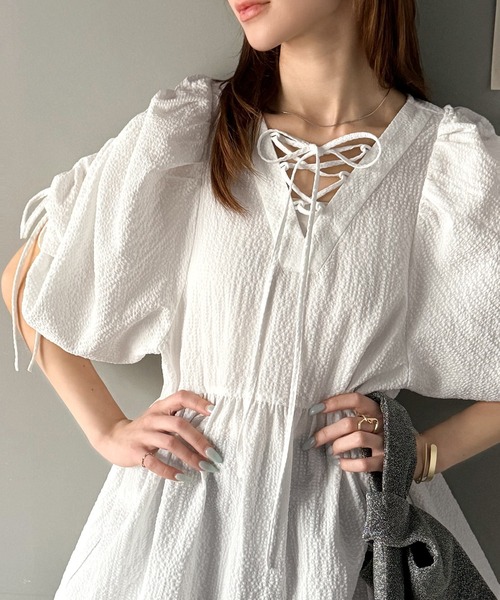 美品　セシリーバンセン　パフスリーブ　ギャザー　シャツ　スモック　チュニック 美品 セシリーバンセン パフスリーブ ギャザー シャツ スモック チュニック