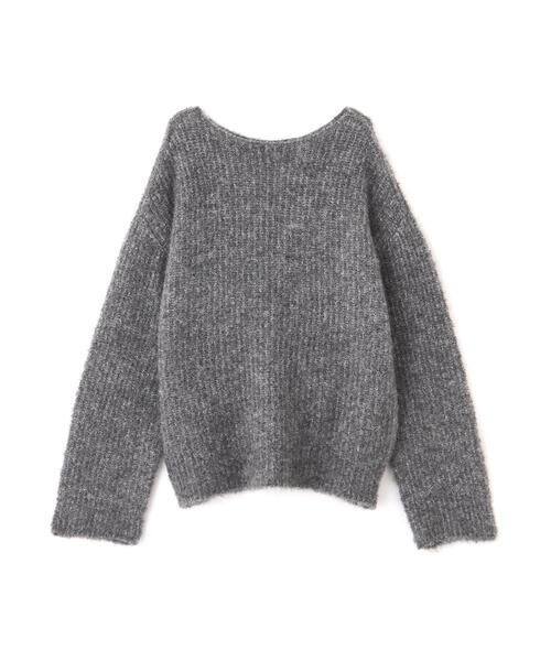 FREE'S MART（フリーズマート）の「◇ラメミックスブークレー畦ニット（ニット/セーター・レディース・ホワイト/ピンク/イエロー/グレー・FREE）」の5枚目の写真