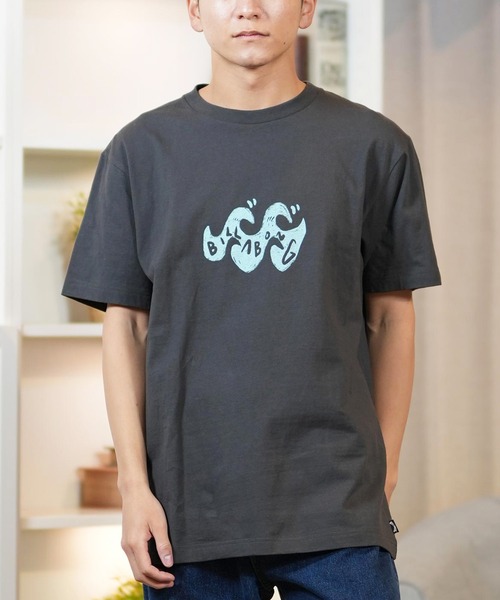 BILLABONG(ビラボン)の「BILLABONG/ビラボン 半袖Tシャツ BF011-223(Tシャツ/カットソー・メンズ・ブラック/クリーム・L/M)」の2枚目の写真