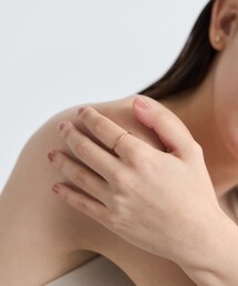 ete（エテ）の「○[レインボー] K10YG パピヨン リング（リング