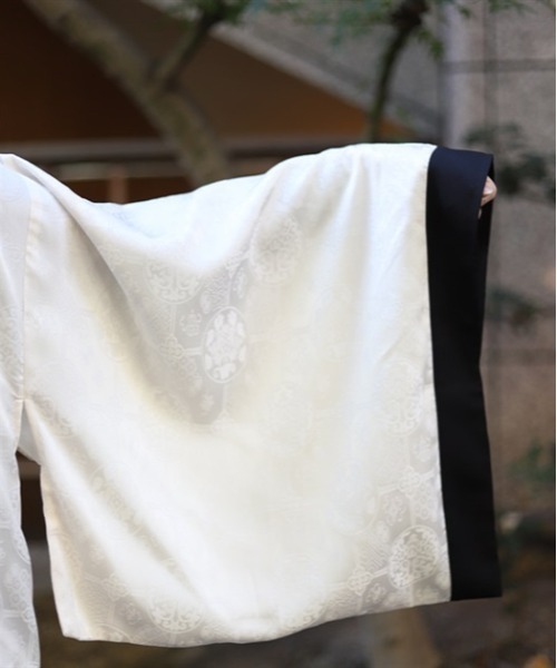 AXES-X（アクシーズエックス）の「配色ジャガード和袖シャツ（シャツ/ブラウス・メンズ・ホワイト/レッド/パープル・MEDIUM/X-LARGE/LARGE）」の19枚目の写真