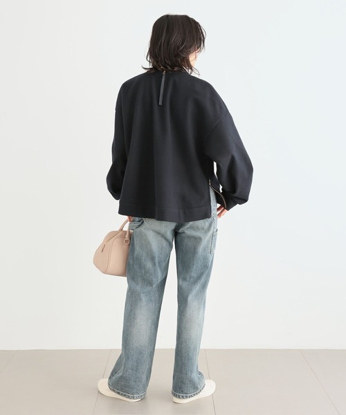 BARNYARDSTORM（バンヤードストーム）の「BARNYARDSTORM / ウールライクZIPプルオーバー（スウェット・レディース・グレー/ネイビー・0/1）」の19枚目の写真