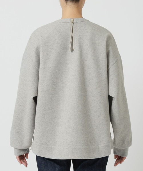BARNYARDSTORM（バンヤードストーム）の「BARNYARDSTORM / ウールライクZIPプルオーバー（スウェット・レディース・グレー/ネイビー・0/1）」の14枚目の写真
