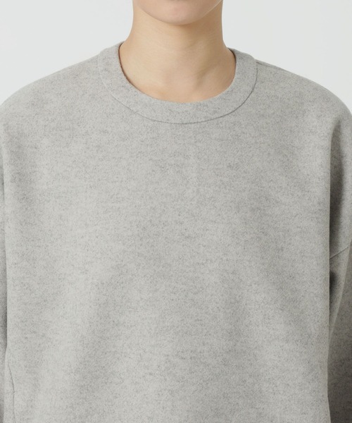 BARNYARDSTORM（バンヤードストーム）の「BARNYARDSTORM / ウールライクZIPプルオーバー（スウェット・レディース・グレー/ネイビー・0/1）」の15枚目の写真