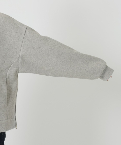 BARNYARDSTORM（バンヤードストーム）の「BARNYARDSTORM / ウールライクZIPプルオーバー（スウェット・レディース・グレー/ネイビー・0/1）」の10枚目の写真