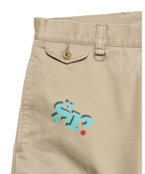 SOPHNET.（ソフネット）の「SIMON TAYLOR: LOGO CHINO PANTS（チノパンツ・メンズ・ベージュ・SMALL/MEDIUM/LARGE/X-LARGE）」の5枚目の写真