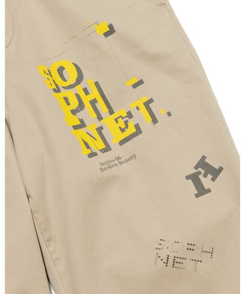 SOPHNET.（ソフネット）の「SIMON TAYLOR: LOGO CHINO PANTS（チノパンツ・メンズ・ベージュ・SMALL/MEDIUM/LARGE/X-LARGE）」の7枚目の写真