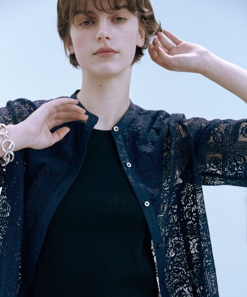J.PRESS(ジェイプレス)の「【洗える】リブ ノースリーブ カットソー(タンクトップ・レディース・ホワイト系/ブラック系/ライトグレー系・LARGE/MEDIUM)」の7枚目の写真