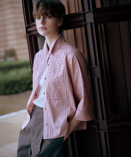 J.PRESS(ジェイプレス)の「【洗える】リブ ノースリーブ カットソー(タンクトップ・レディース・ホワイト系/ブラック系/ライトグレー系・LARGE/MEDIUM)」の9枚目の写真