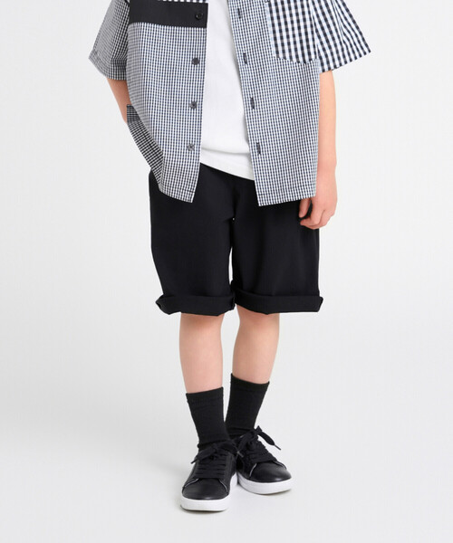 COMME CA ISM（コムサイズム）の「ベーシック ハーフパンツ（その他パンツ・キッズ・ブラック/チャコール・100cm/110cm/120cm/130cm/140cm/150cm/160cm）」の4枚目の写真
