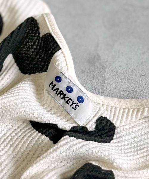 MARKEY'S（マーキーズ）の「総柄ワッフルショートタンクトップ（タンクトップ・キッズ・ブラック/ブラウン/ライトグリーン/ピンク・LL/S/M/L）」の13枚目の写真