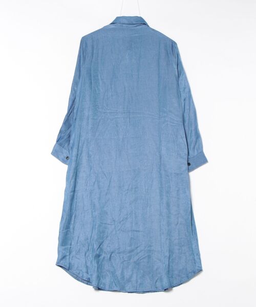 urge:(アージコロン )の「【URGE:】デニム 長袖 シャツ ワンピース(ワンピース・レディース・ブルー・X-LARGE/LARGE/MEDIUM)」の5枚目の写真
