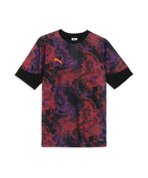 PUMA（プーマ）の「PUMA プーマ メンズ サッカー INDIVIDUAL PUMAFTBL プロ AOP 半袖 シャツ（Tシャツ/カットソー・メンズ・ブラック/ネイビー/ホワイト・X-LARGE/XX-LARGE/LARGE/MEDIUM/SMALL）」の6枚目の写真