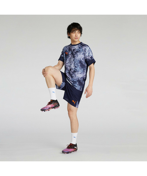 PUMA（プーマ）の「PUMA プーマ メンズ サッカー INDIVIDUAL PUMAFTBL プロ AOP 半袖 シャツ（Tシャツ/カットソー・メンズ・ブラック/ネイビー/ホワイト・X-LARGE/XX-LARGE/LARGE/MEDIUM/SMALL）」の13枚目の写真