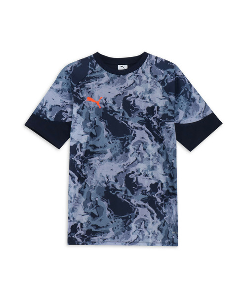PUMA（プーマ）の「PUMA プーマ メンズ サッカー INDIVIDUAL PUMAFTBL プロ AOP 半袖 シャツ（Tシャツ/カットソー・メンズ・ブラック/ネイビー/ホワイト・X-LARGE/XX-LARGE/LARGE/MEDIUM/SMALL）」の14枚目の写真