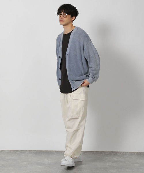 LAKOLE（ラコレ）の「フェードニットカーディガン / 287221（カーディガン/ボレロ・メンズ・マスタード/チャコール/ブルー・LARGE/MEDIUM）」の7枚目の写真