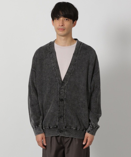 LAKOLE（ラコレ）の「フェードニットカーディガン / 287221（カーディガン/ボレロ・メンズ・マスタード/チャコール/ブルー・LARGE/MEDIUM）」の13枚目の写真