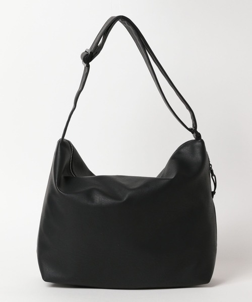 GLOBAL WORK（グローバルワーク）の「軽量PUショルダーS/319602（ショルダーバッグ・メンズ・ブラック/ダークブラウン/チャコールグレー・FREE）」の5枚目の写真