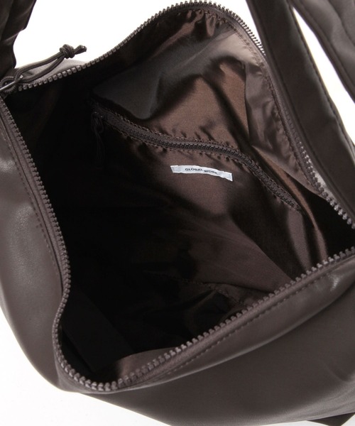 GLOBAL WORK（グローバルワーク）の「軽量PUショルダーS/319602（ショルダーバッグ・メンズ・ブラック/ダークブラウン/チャコールグレー・FREE）」の19枚目の写真