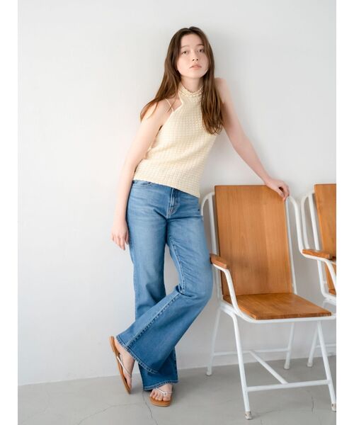 Ungrid（アングリッド）の「ホルターネックデザインニット（タンクトップ・レディース・アイボリー/レッド/ブラック・FREE）」の17枚目の写真