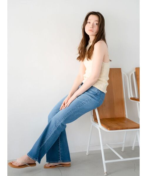 Ungrid（アングリッド）の「ホルターネックデザインニット（タンクトップ・レディース・アイボリー/レッド/ブラック・FREE）」の18枚目の写真