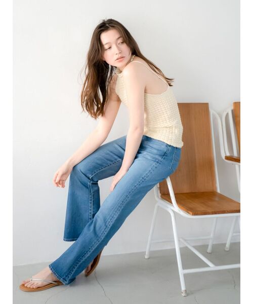 Ungrid（アングリッド）の「ホルターネックデザインニット（タンクトップ・レディース・アイボリー/レッド/ブラック・FREE）」の20枚目の写真