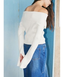 COEL（コエル）の「オフショルタイトジップニット（ニット/セーター）」