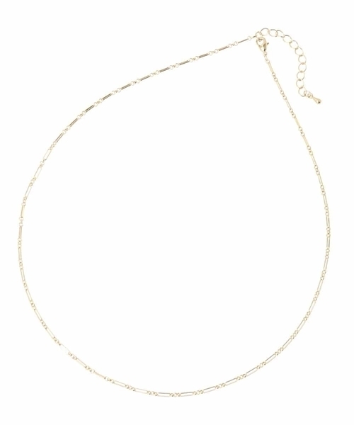 a.v.v(アーヴェヴェ)の「スクエアチェーンミドルネックレス(ネックレス・レディース・ゴールド/シルバー・38)」の6枚目の写真