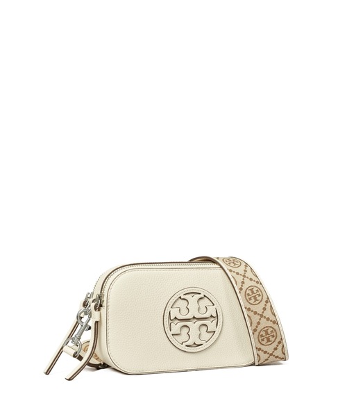 トリーバーチ ミラーミニクロスボディバッグ TORY BURCH トリーバーチ Tモノグラム ミラー デニム ミニクロスボディ